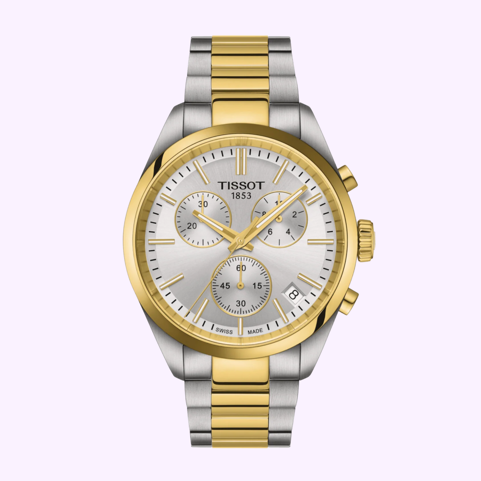 【美品】TISSOT PR 100 腕時計 シルバー/ゴールド Tissot Watches PR 100 Chronograph T1504172203100 Men – Lexor Miami