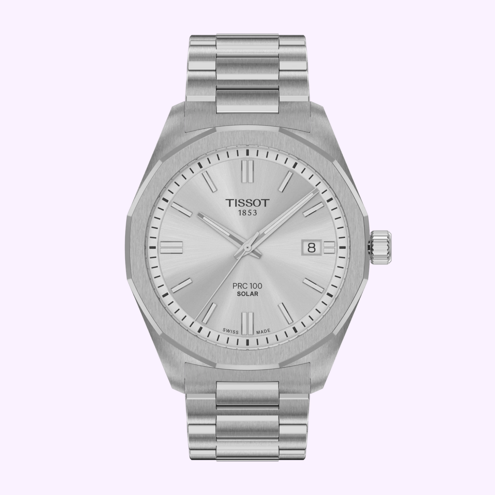 00-01 SSラツィオ (A) クレスポ 10番 Tissot Watches PRC 100 Solar Quartz 39mm T1514221103100 – Lexor Miami