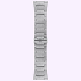 A silver-toned stainless steel bracelet for the Tissot Watches PRX 40mm T1374071111100, featuring a deployment clasp with the TISSOT 1853 logo on the buckle.