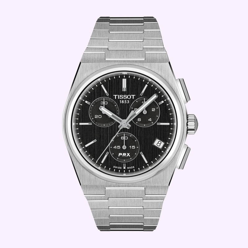 Tissot PRX 41mm T137.417.11.041.00 blue dial chronograph watch