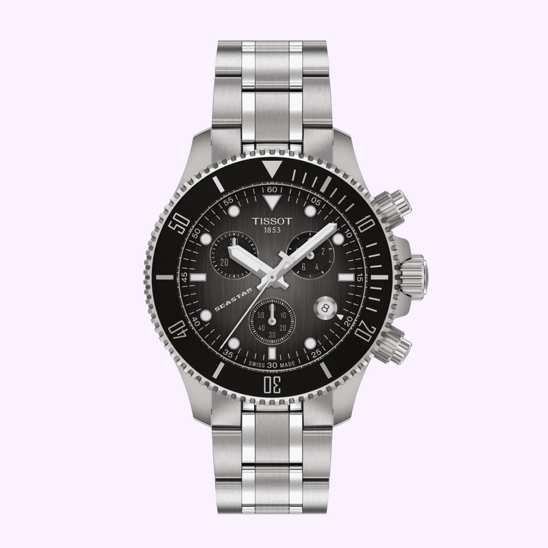 Tissot Watches Seastar 1000 Quartz Chronograph 38mm T1202171106100