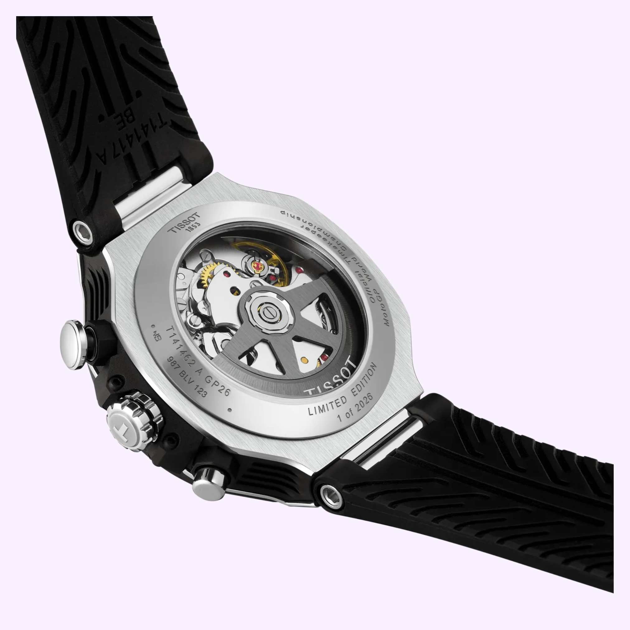 Back View Tissot Watches T-Race MotoGP 2026 45mm T1414622705100