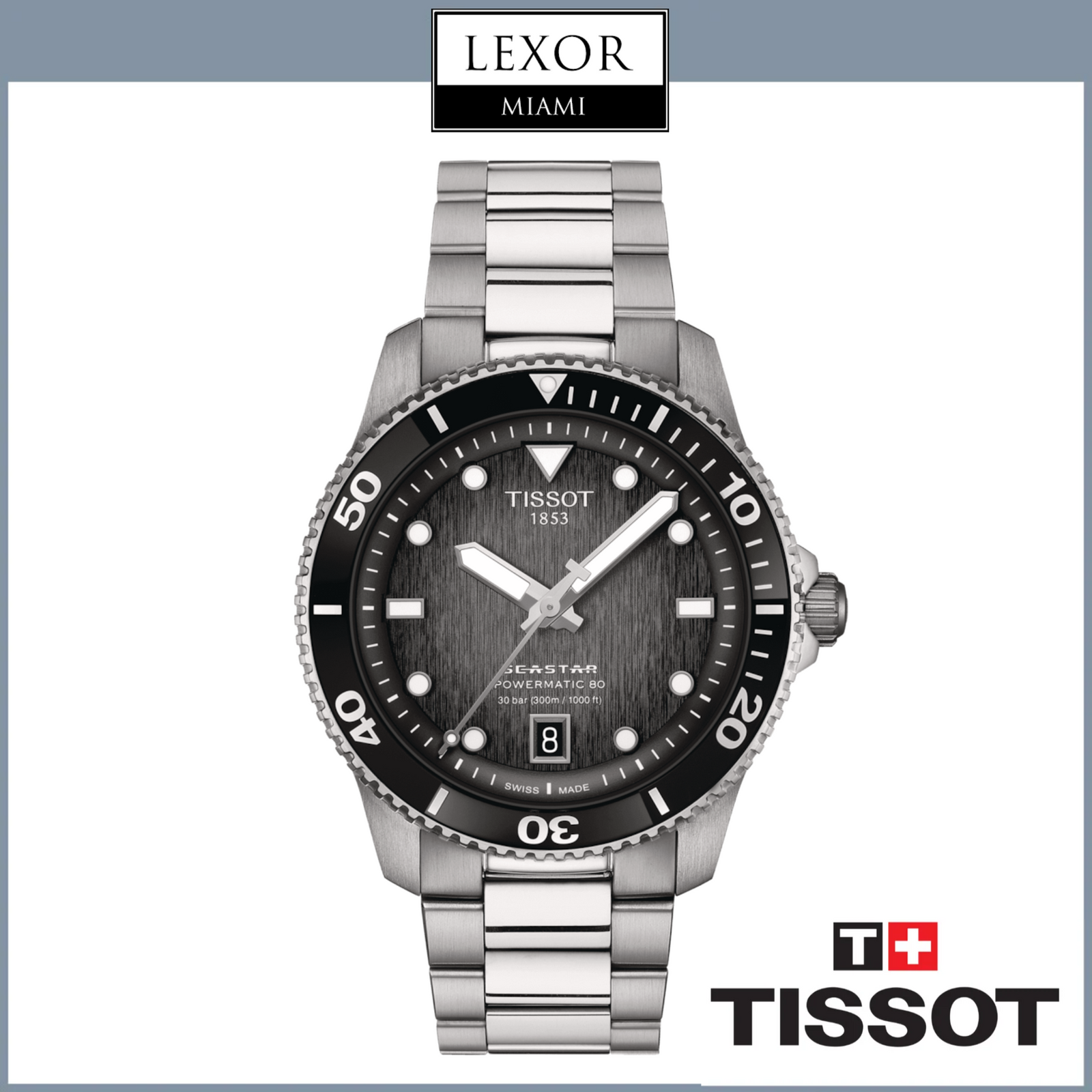 Tissot® Men's Seastar 1000 Powermatic 80