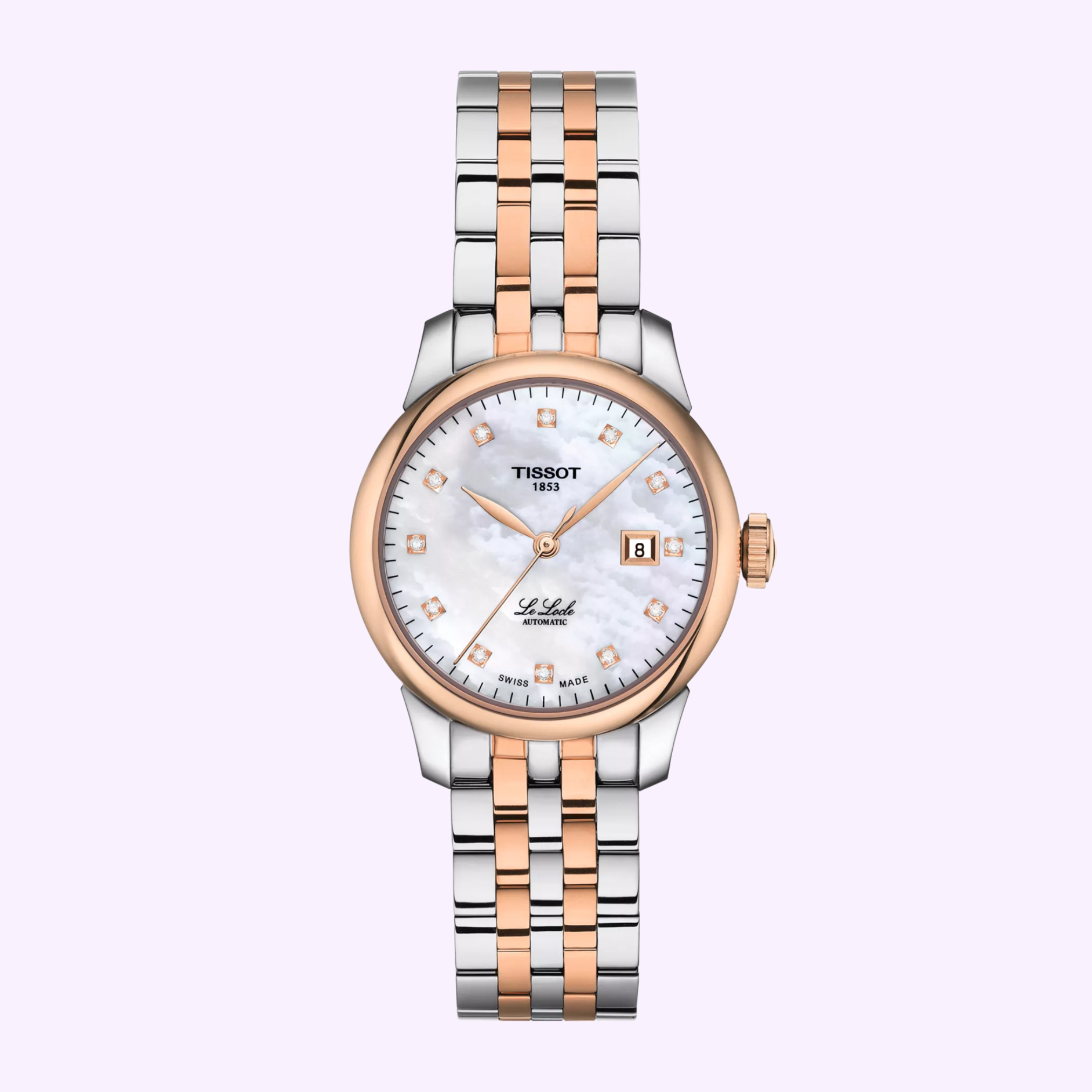 Tissot Le Locle T0062072211600 women automatic diamonds mother of pearl dial 29mm Miami Lexor Miami
