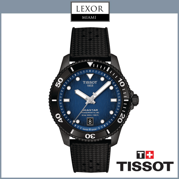 Tissot Watches T1208073704100 TISSOT SEASTAR 1000 POWERMATIC 80 40MM