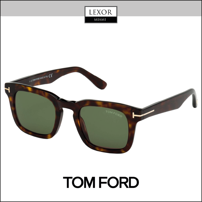 Gafas de sol unisex Tom Ford Dax FT0751 52N 50