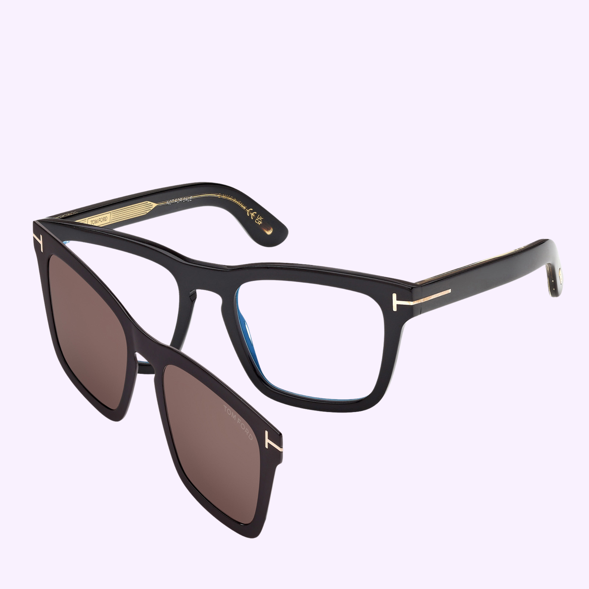 Angle View Tom Ford Optical Frames FT6070-B 5300