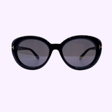 Tom Ford FT1009 55 01A Lily-02 Woman Acetate Sunglasses