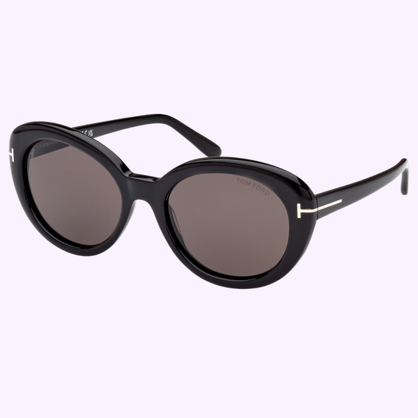 Tom Ford FT1009 55 01A Lily-02 Woman Acetate Sunglasses