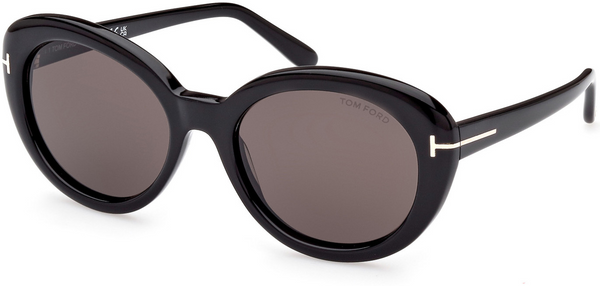 Tom Ford FT1009 55 01A Lily-02 Woman Acetate Sunglasses