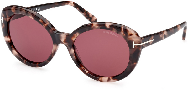 Tom Ford FT1009 55 55Y Lily-02 Óculos de sol femininos de acetato