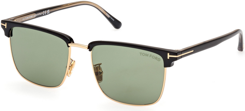 Tom Ford Hudson-02 FT0997-H 55 01N Injected Sunglasses