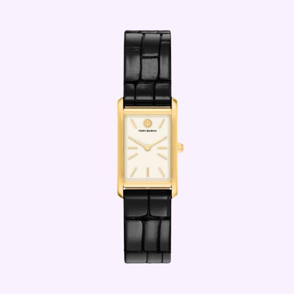 Tory Burch Gold and Black Women\'s Watch Tory Burch Miller Leather Watch | Women main image 3