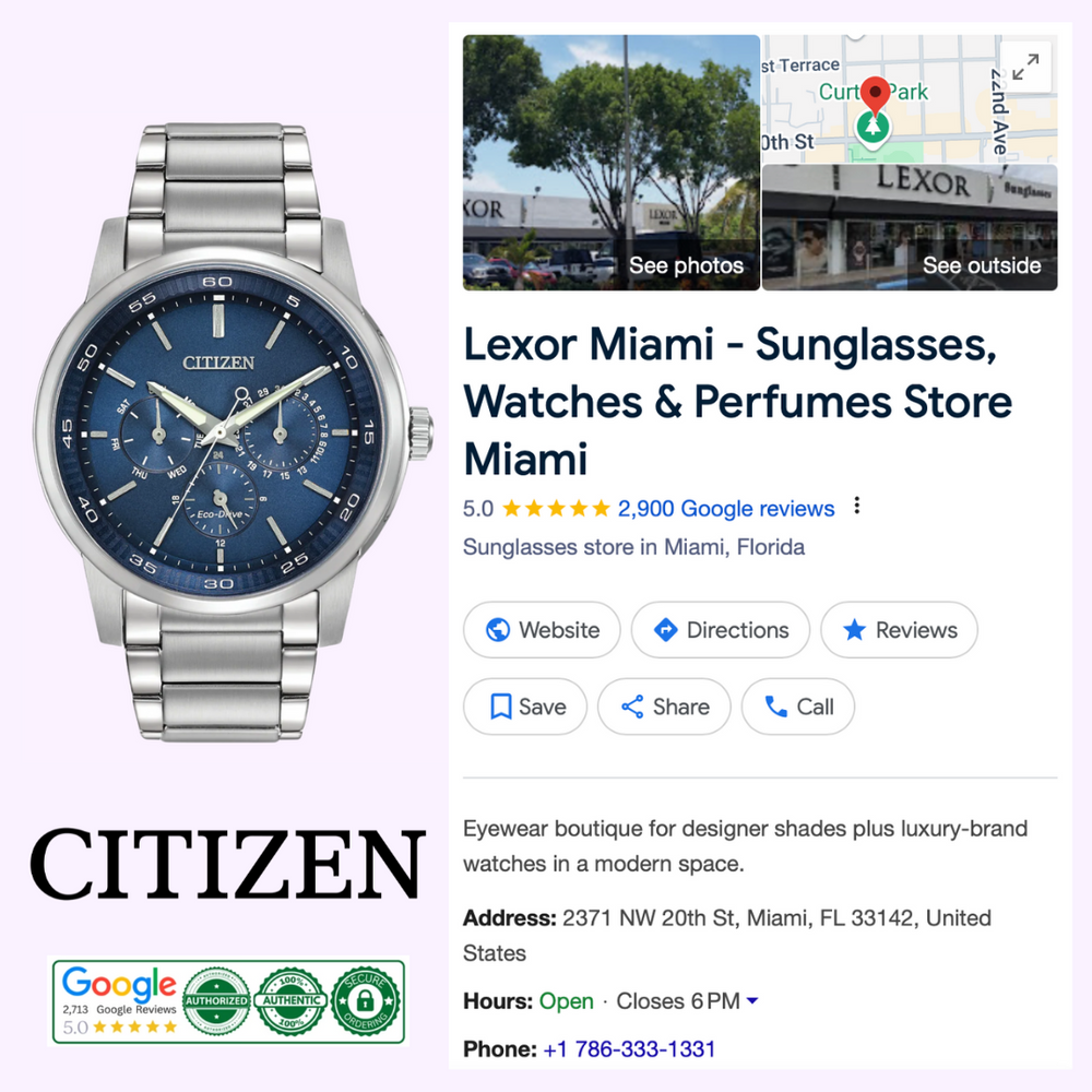 Citizen BU2010-57L Corso Eco-Drive Silver Stainless Steel Strap Men Wa –  Lexor Miami