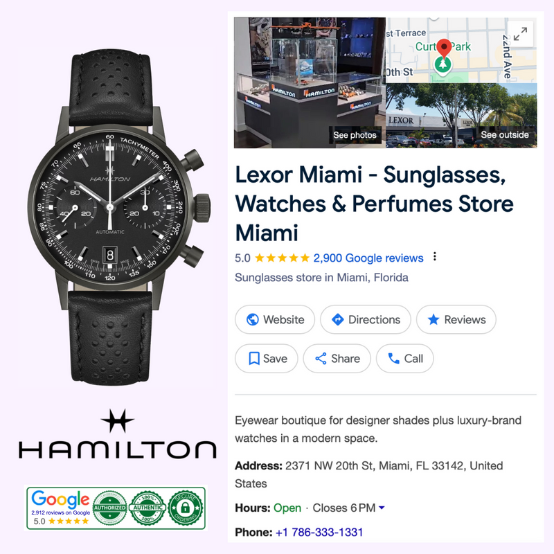 Hamilton watches American Classic Intra-matic Auto chrono H38446730  Upc: 7630458804948