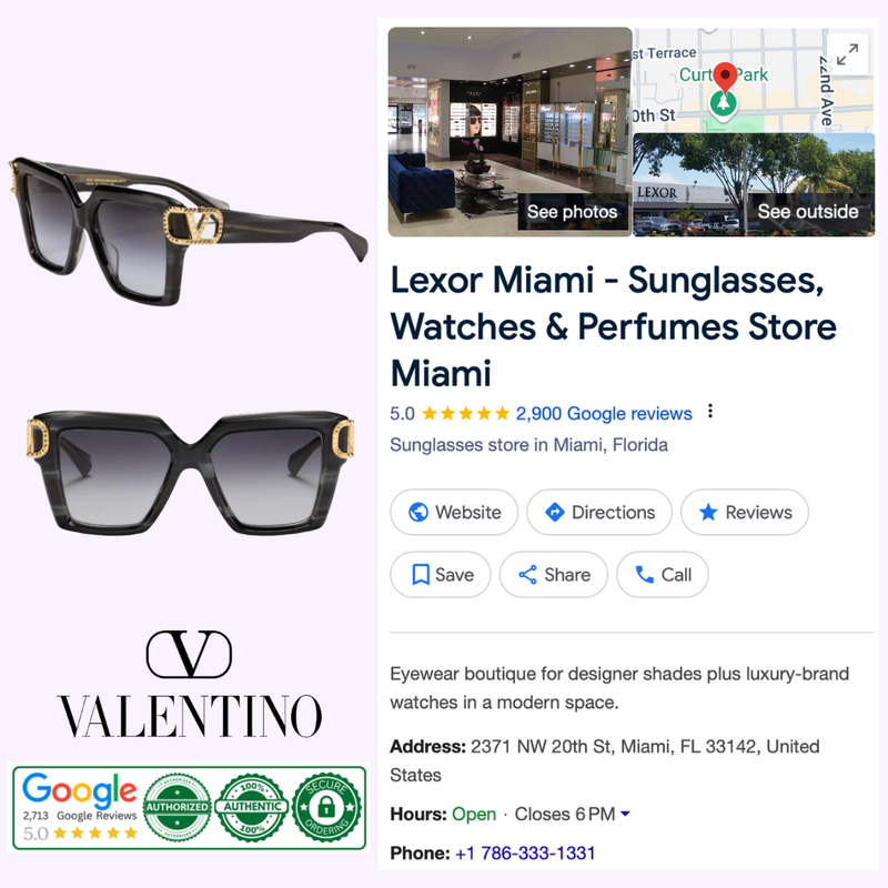 Valentino I VLS-107A-55 Woman Sunglasses