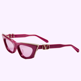 Valentino VLS-113C-55 V-GOLDCUT-I Óculos de Sol Femininos