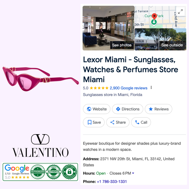 Valentino VLS-114D-49 V - GOLDCUT - II Óculos de Sol Femininos