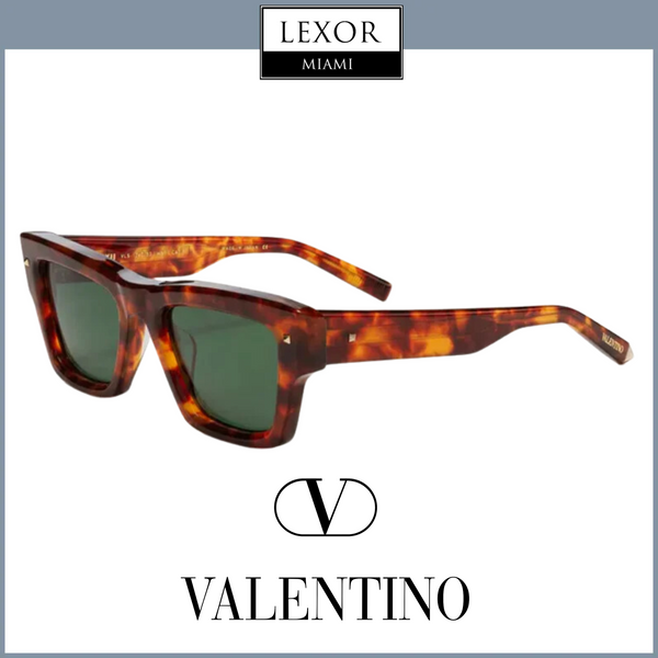 Valentino XXII VLS-106C-53 Honey Tortoise Óculos de Sol Femininos