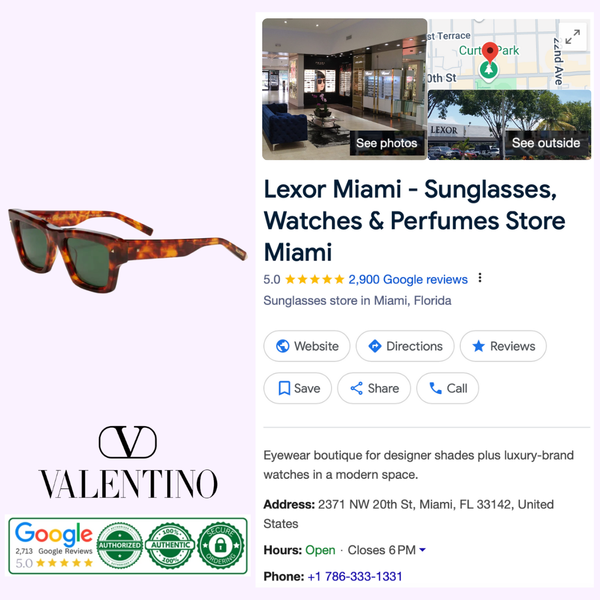 Gafas de sol Valentino XXII VLS-106C-53 color miel y tortuga para mujer