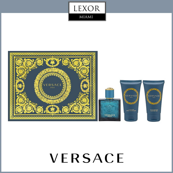 Versace Eros 1.7 EDT 3PC Men Set