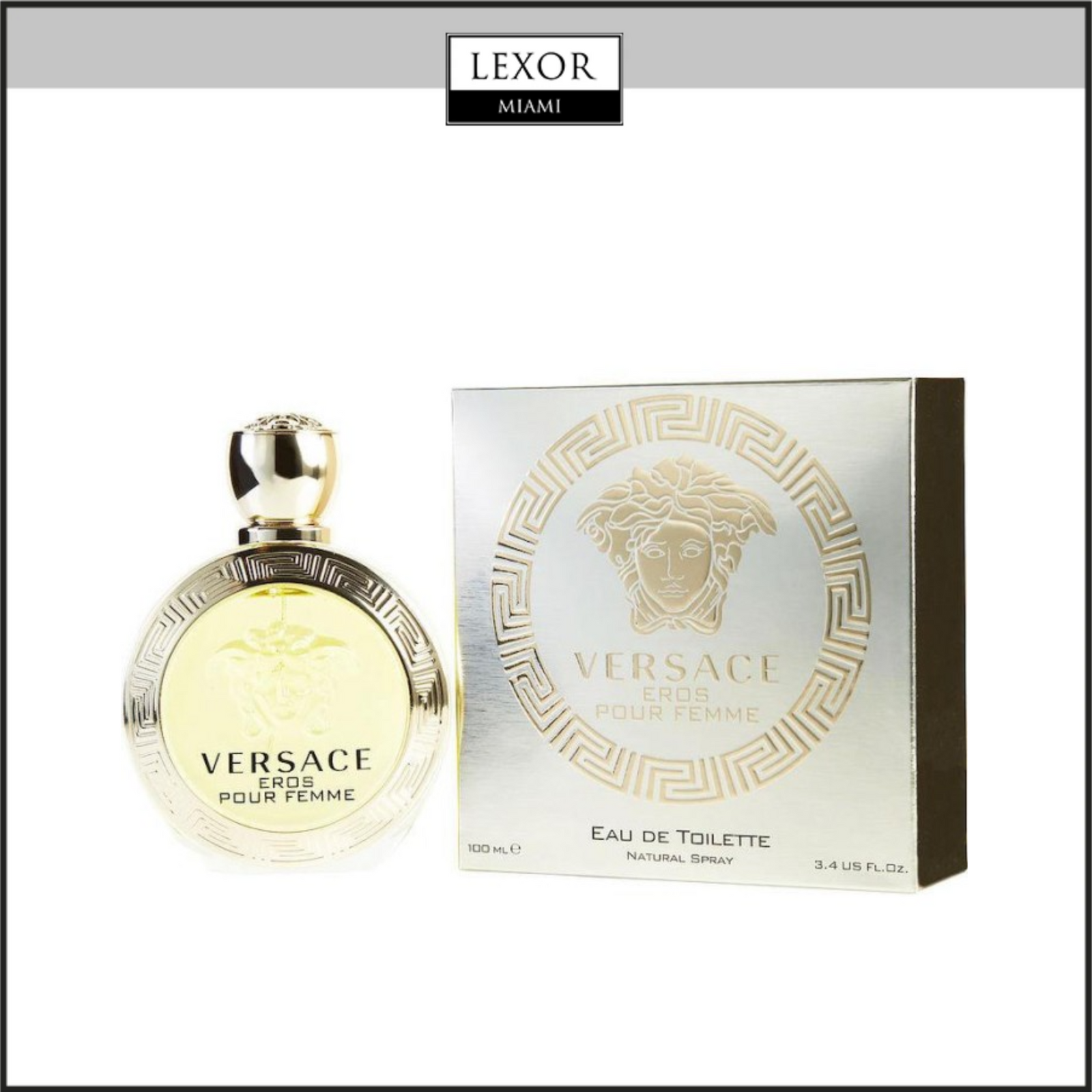 VERSACE EROS POUR FEMME 3.4 EDT WOMEN PERFUME – Lexor Miami