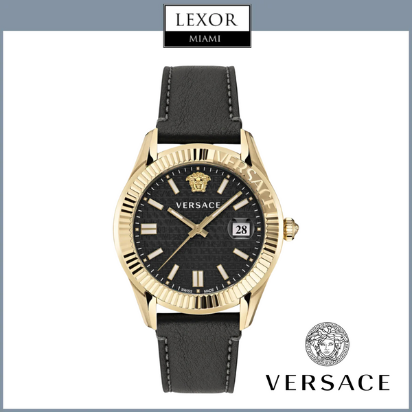Versace VE3K00222 Greca Time Leather Men's Watch