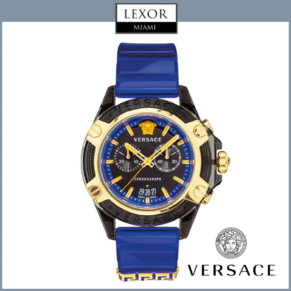 Versace VEZ700521 Icon Active Chronograph Blue Strap Men Watches