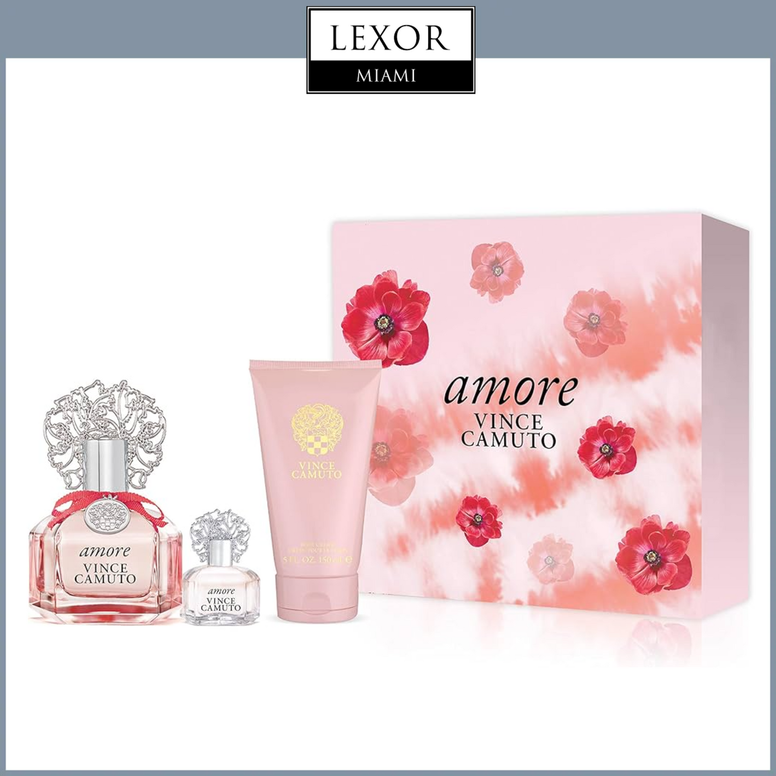 Vince Camuto Amore 3PC Gift Set For Women (Hard Box) – Lexor Miami