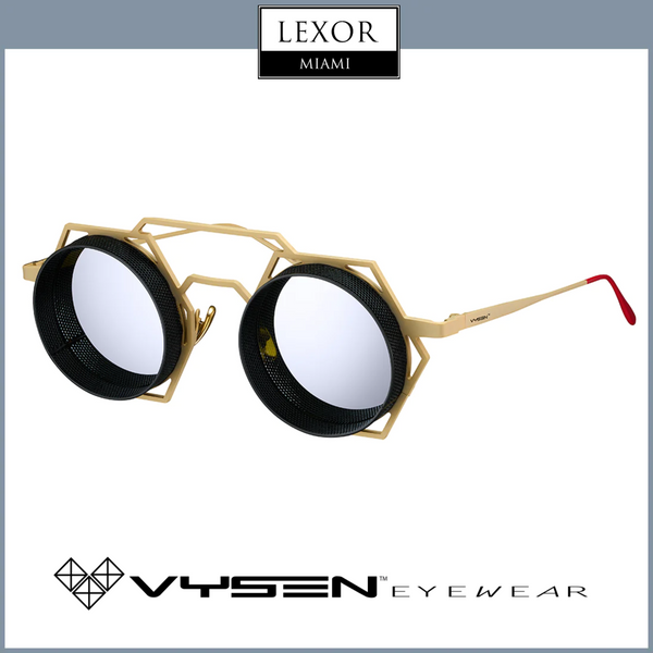 Gafas de sol unisex con lentes de espejo y protección negras Vysen Nikki NK-1