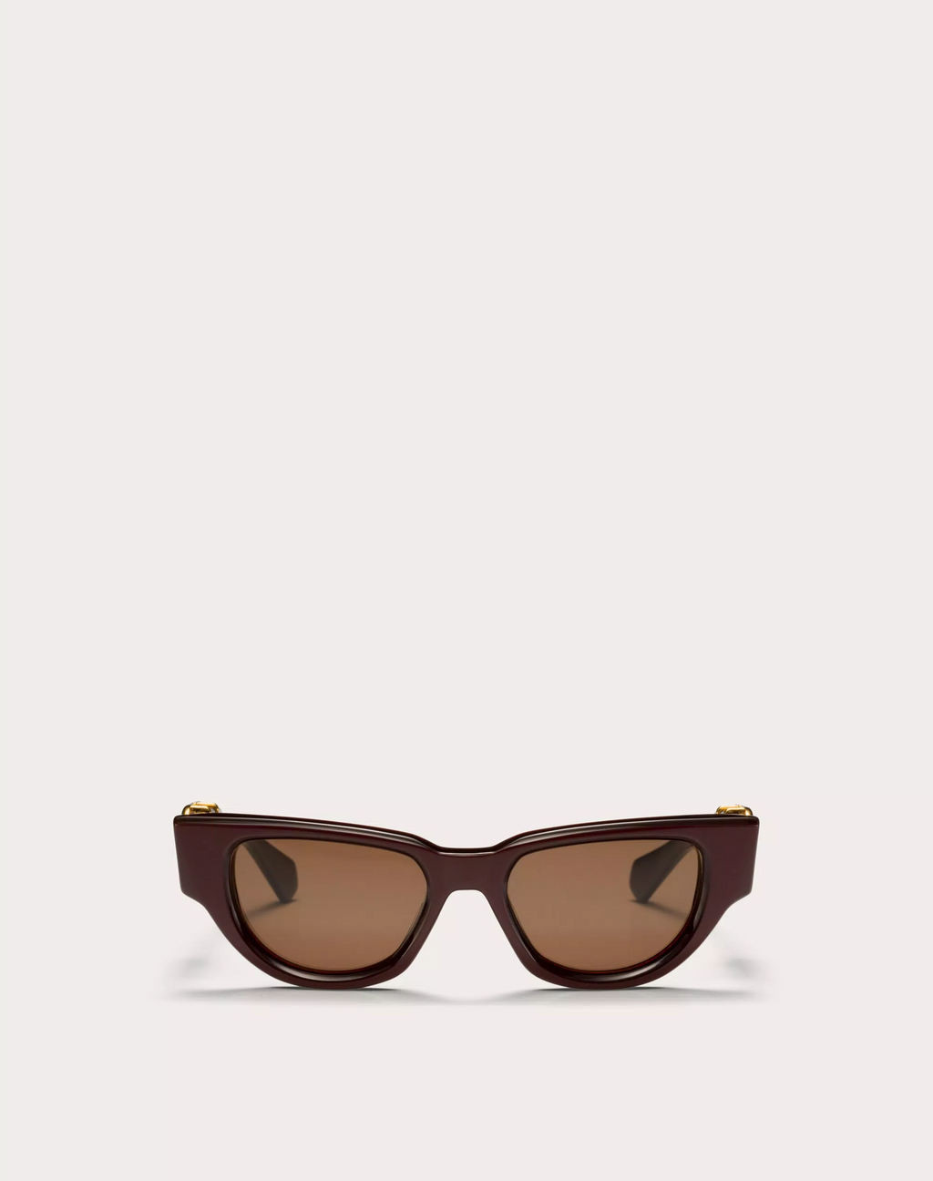 VALENTINO オハサイスフレムサンクラス VLS107E550 0 Valentino V-Romask VLS-120B Sunglasses Titanium Gold Brown