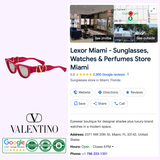 Óculos de sol femininos Valentino II VLS-103C-50