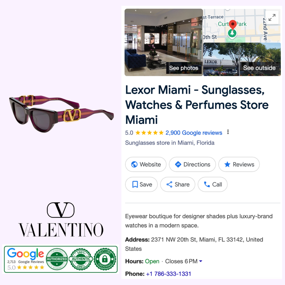 Valentino II VLS-103D-50 Woman Sunglasses – Lexor Miami Valentino II VLS-103D-50 Woman Sunglasses – Lexor Miami