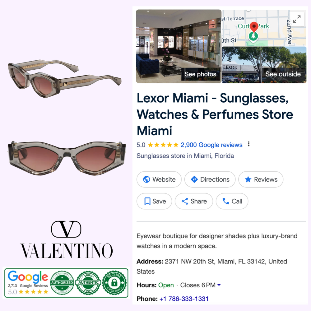 Valentino V-TRE VLS-101C-51 Woman Sunglasses – Lexor Miami