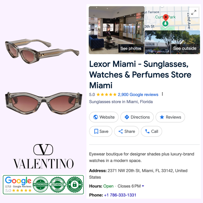 Valentino V-TRE VLS-101C-51 Óculos de Sol Femininos