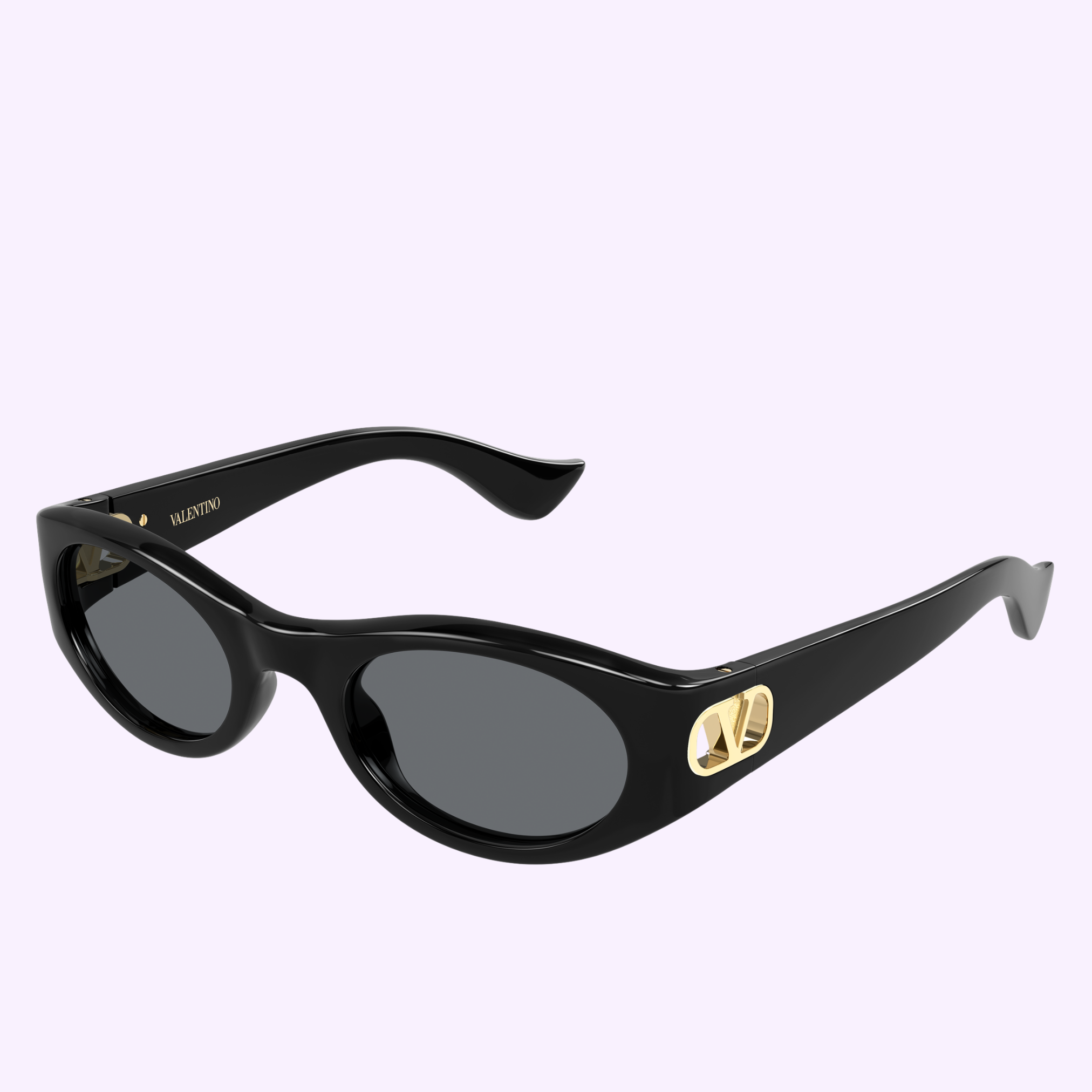 Angle View Valentino Sunglasses V LOGO VG0015S-001 52