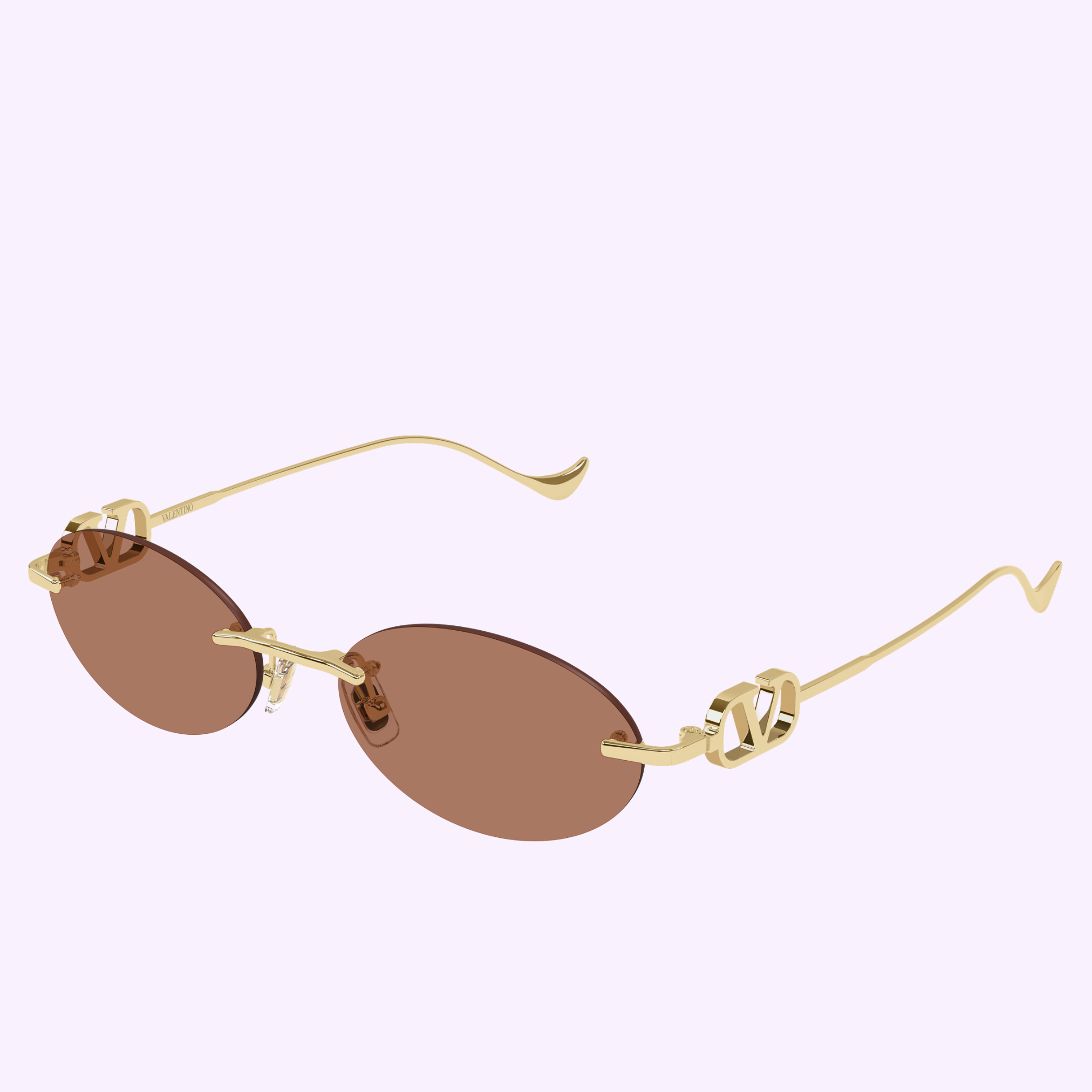 Angle View Valentino Sunglasses V LOGO VG0032S-002 53