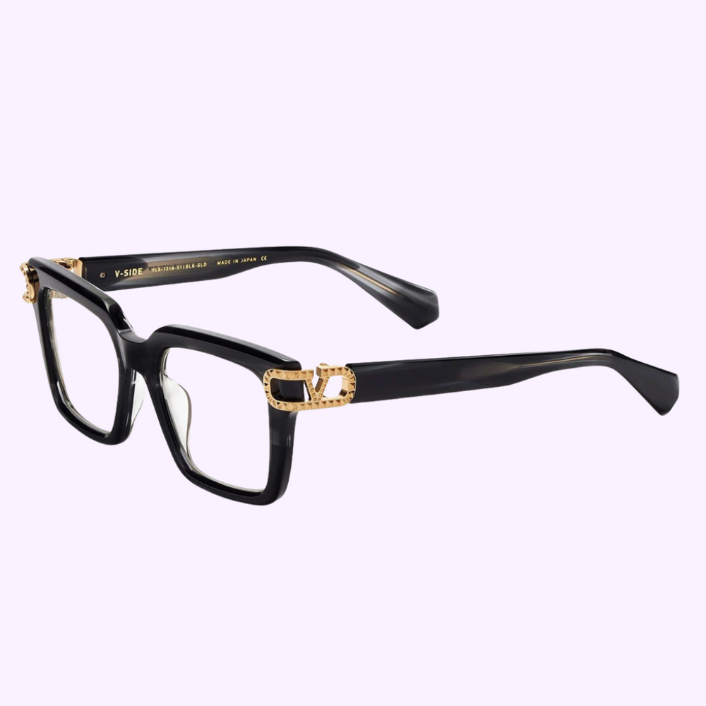 ☆新品☆【VALENTINO】メガネ Valentino VG0032S Sunglasses 005 Gold Clear Geometric - eye-oo.com