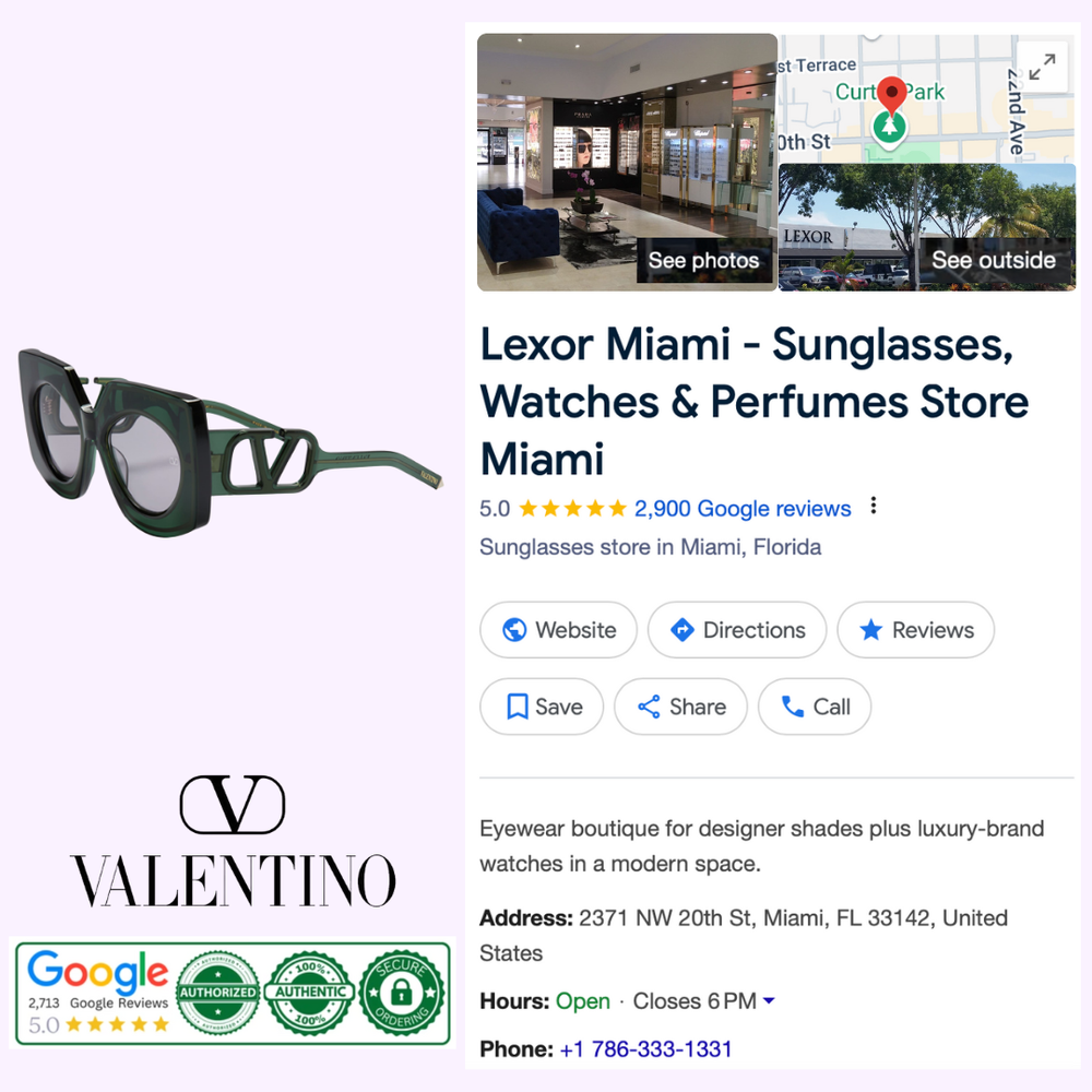 Valentino Sunglasses V - SOUL VLS-127C-53 Women – Lexor Miami