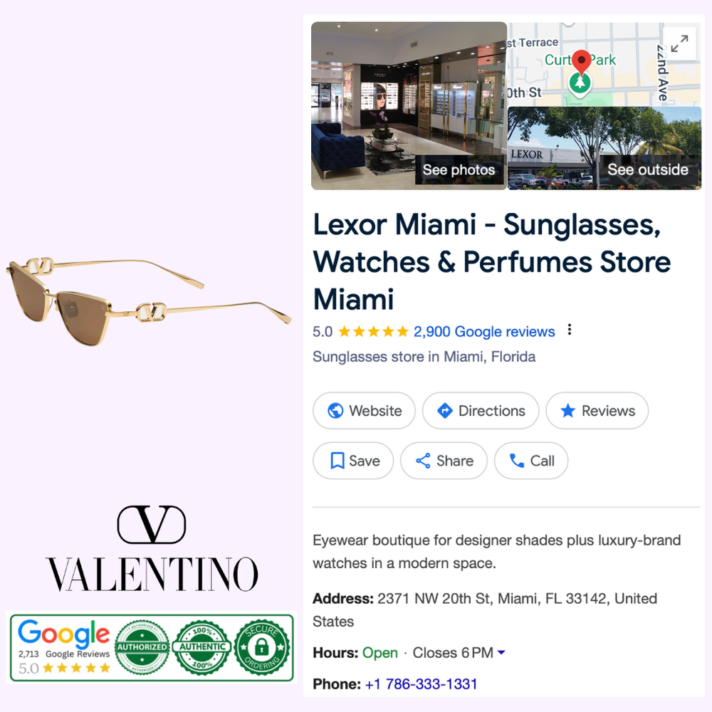 Valentino Sunglasses VLOGO SIGN VLS-135B-61 UPC 7630449212776