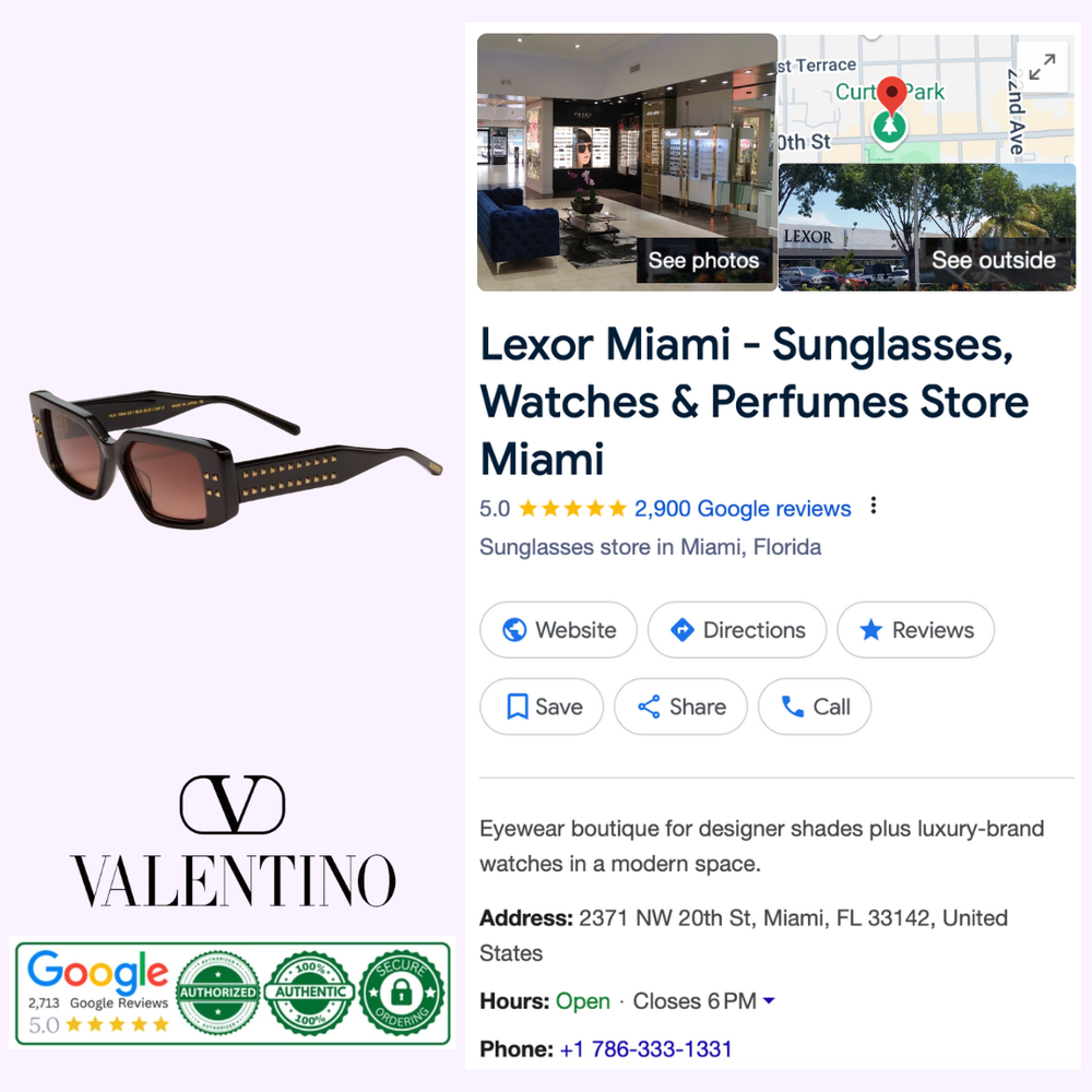 Valentino V VLS-108A-53 Woman Sunglasses – Lexor Miami