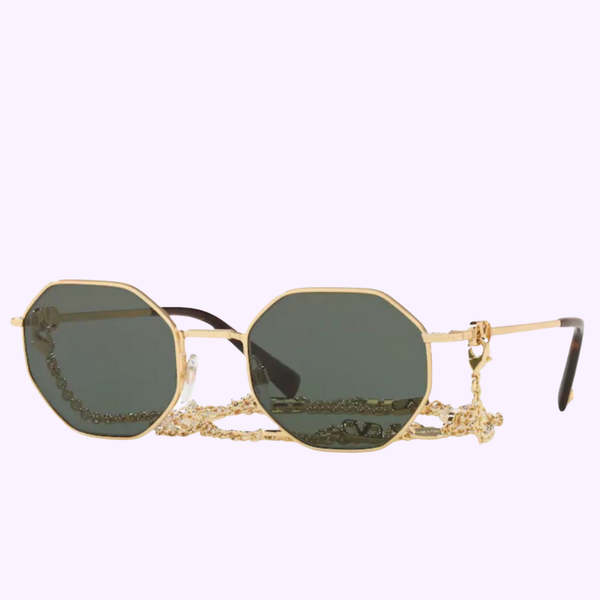 Valentino VA2040 300271 Gold Unisex Sunglasses