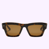 Valentino XXII VLS-106B-53 Óculos de Sol Femininos Marrom Tartaruga