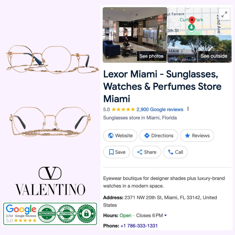 Valentino VA1021 3004 54 Women Optical Frame – Lexor Miami
