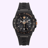 Front View Versace VE7H00323 Greca Extreme Chrono Silicone Man Watch