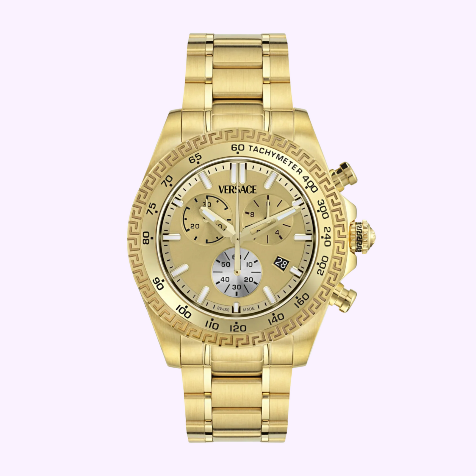 時計 VERSACE gold/silver unisex watch Versace Millenyium Gent Watch Gold,Silver | VERSACE US