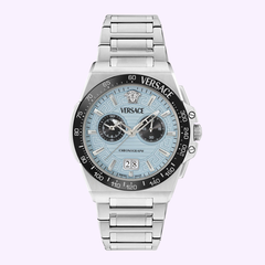 Front View Versace Watches Greca Reaction Chronograph VE5N00226