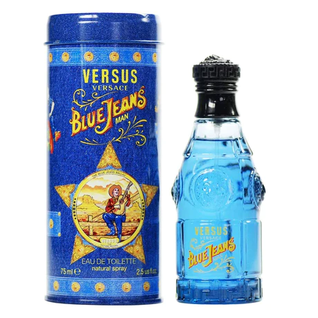 Versace Blue Jeans Men 2.5oz EDT Spray for Men