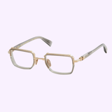 Balmain BPX-122C-50 Saint Jean unisex optical frame White Gold Crystal Grey front view