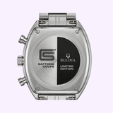 Bulova 96K118 Shelby Daytona Coupe exhibition caseback with commemorative motorsport engraving — limited edition collector's watch

